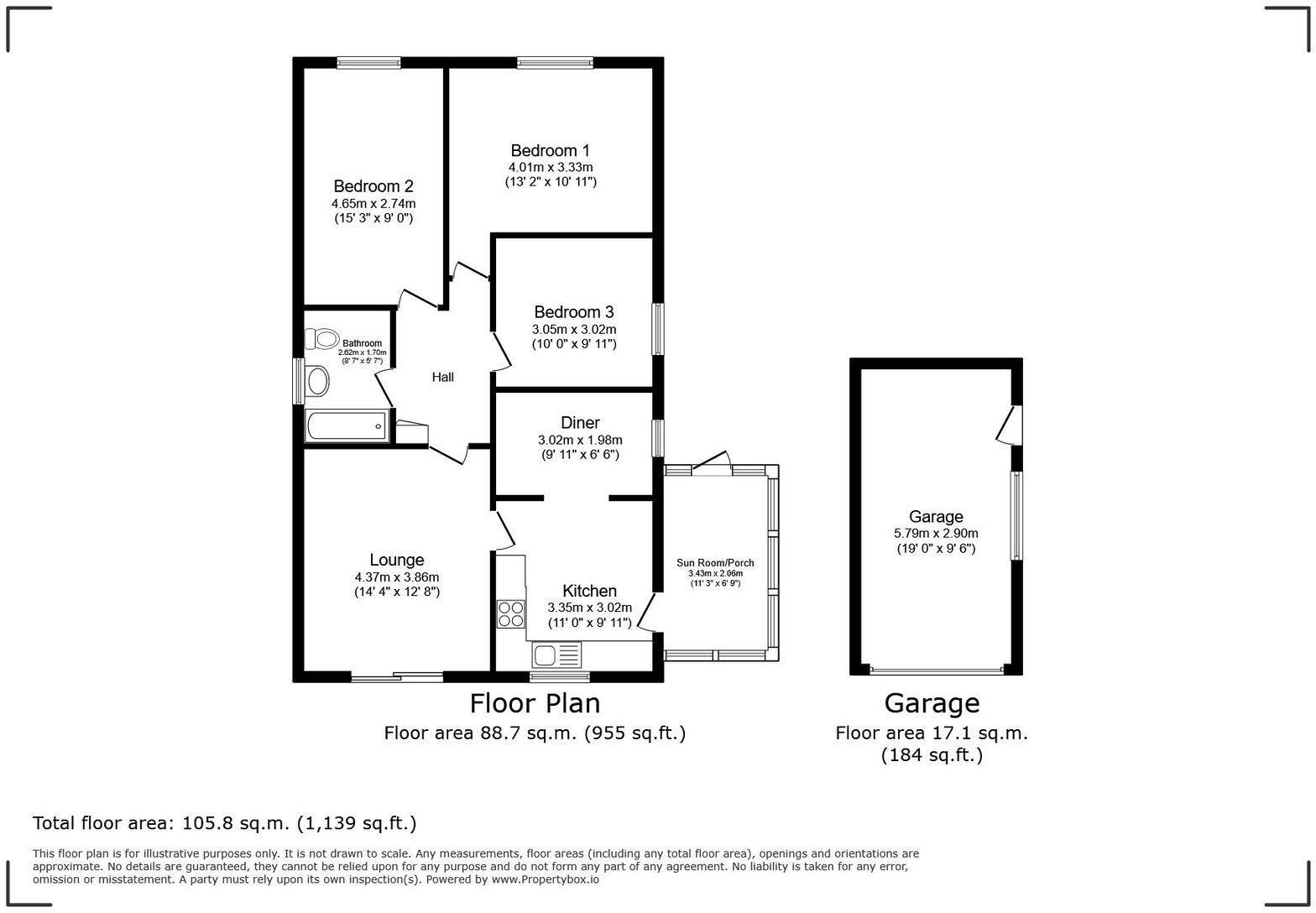 23, Bretton Road, Nottingham floorplan