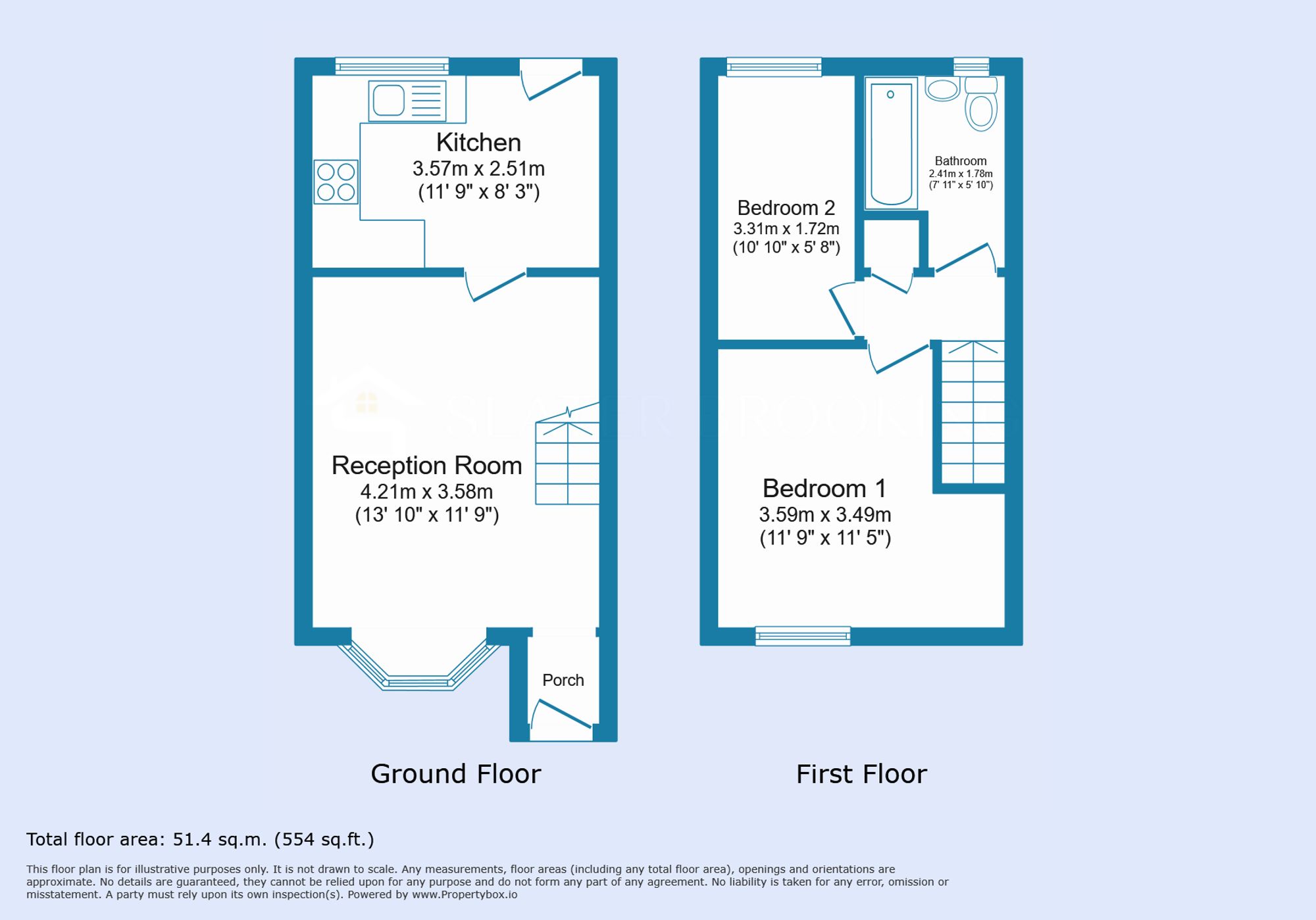 17 Osborne Way, Rossendale floorplan