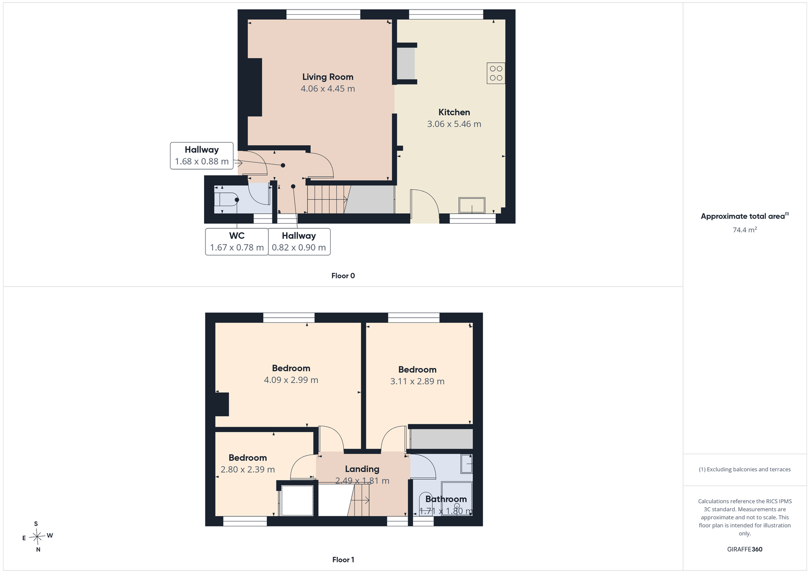 4, Spring Leasowe, Stafford floorplan