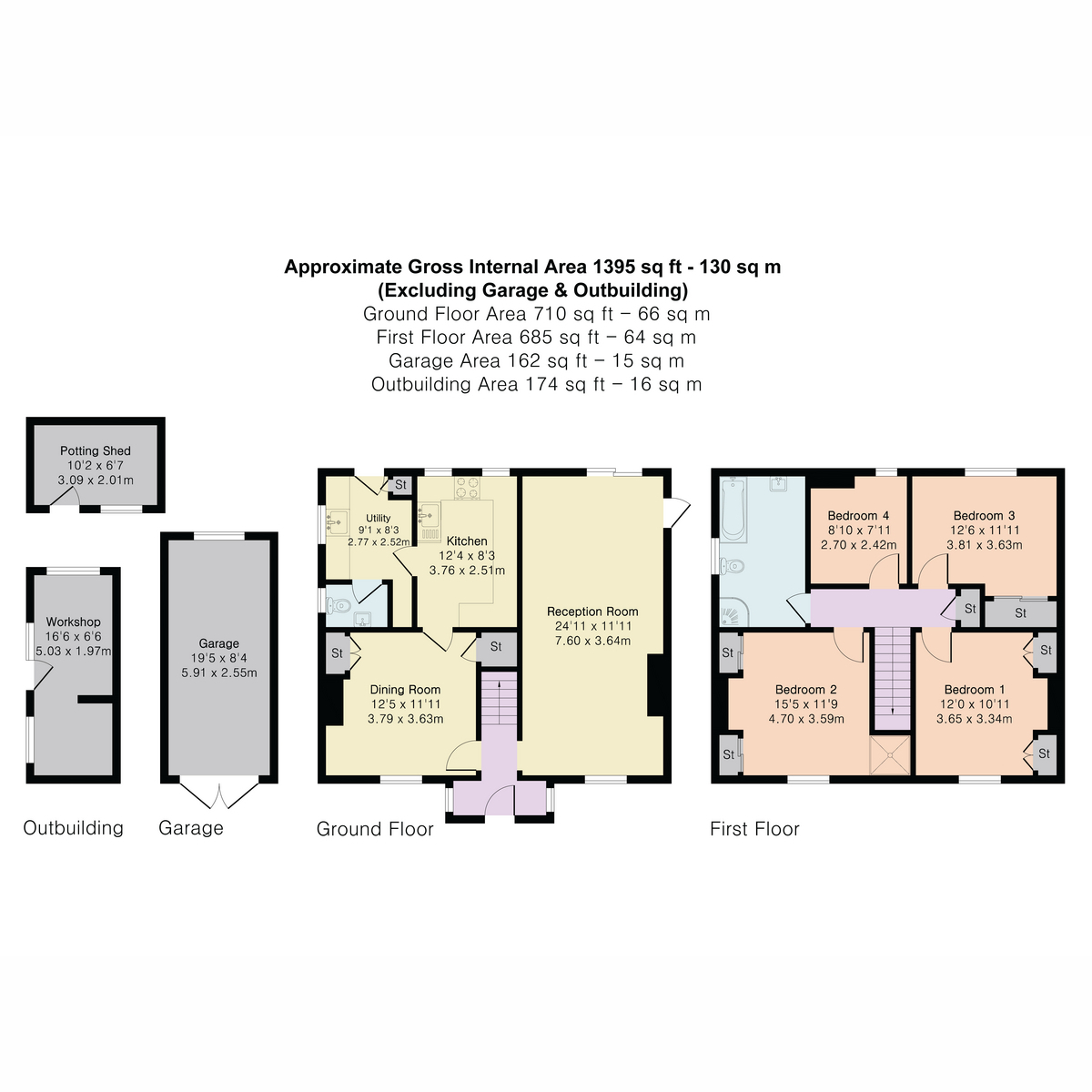 Marguerite Cottage, Golf Lane, Bordon floorplan