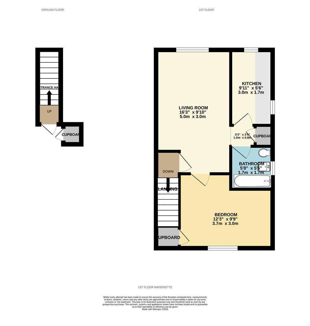 24, Vesey Close, Farnborough floorplan