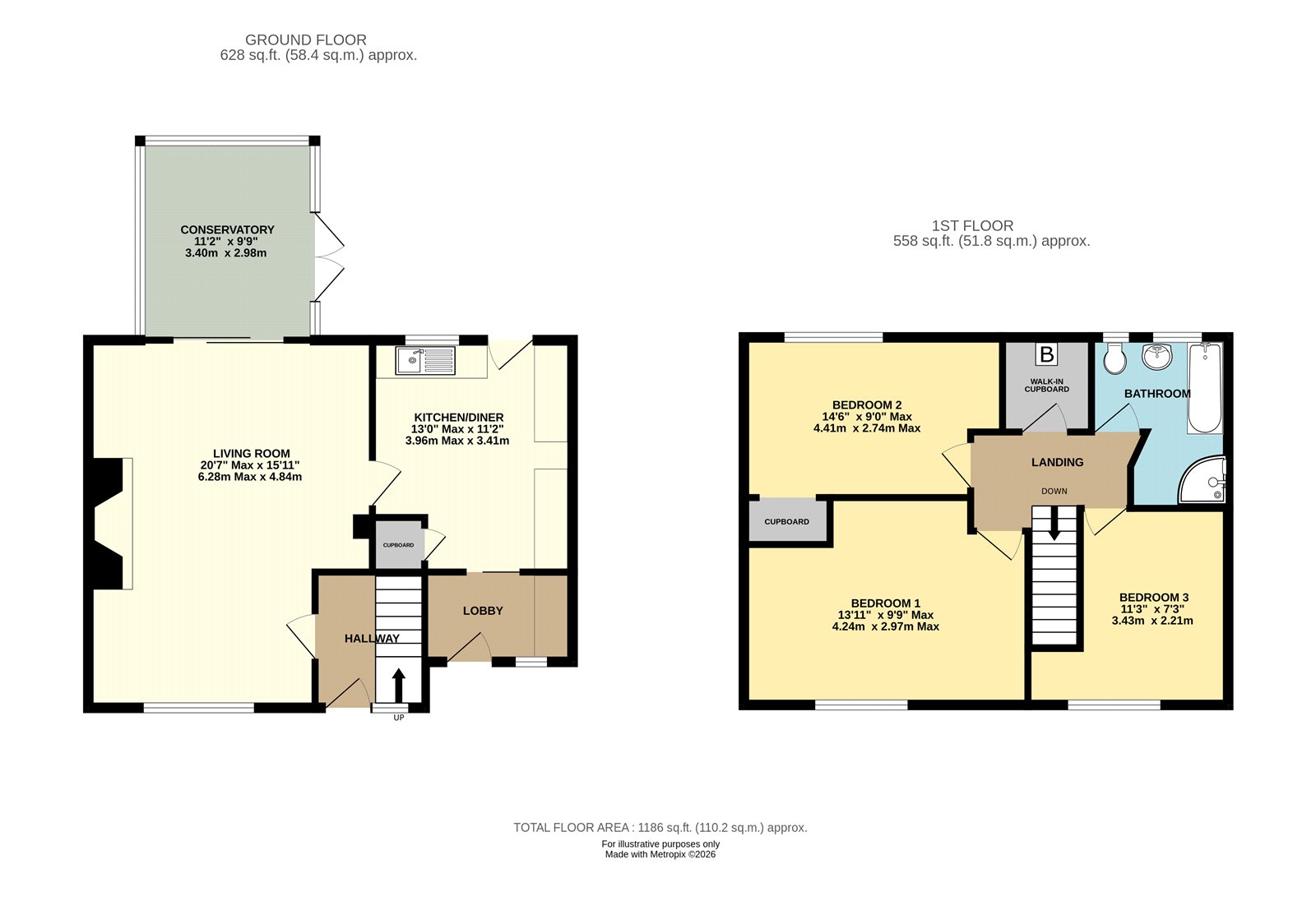 8, Gifford Crescent, Bristol floorplan