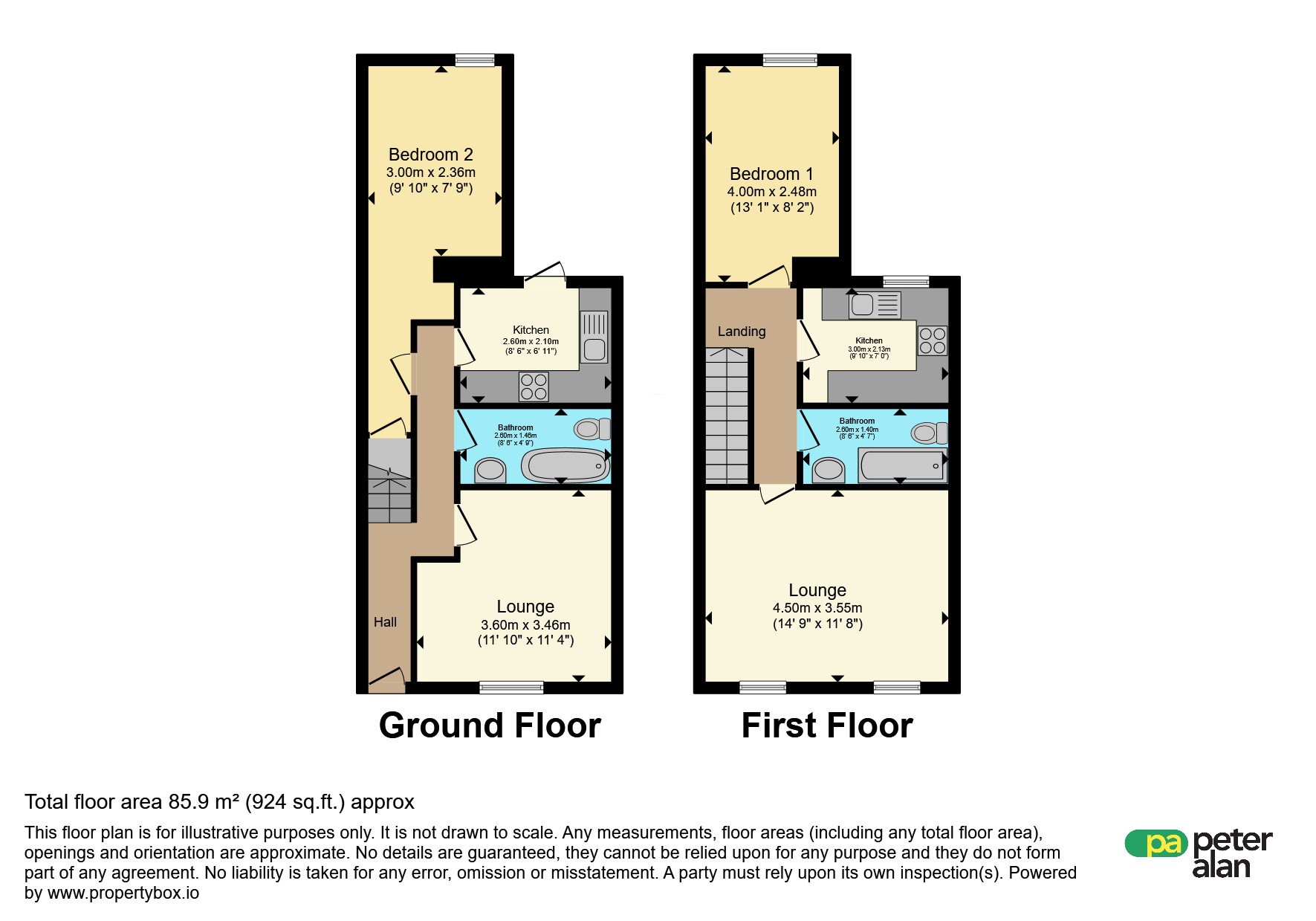 3, Cowbridge Road West, Cardiff floorplan