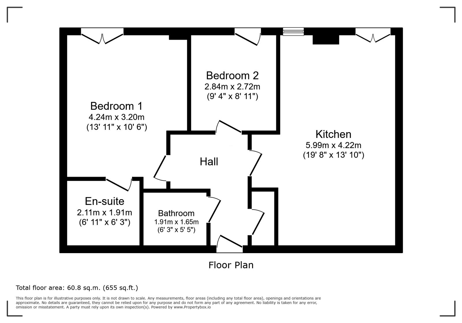 Block 3 Spectrum, Salford floorplan