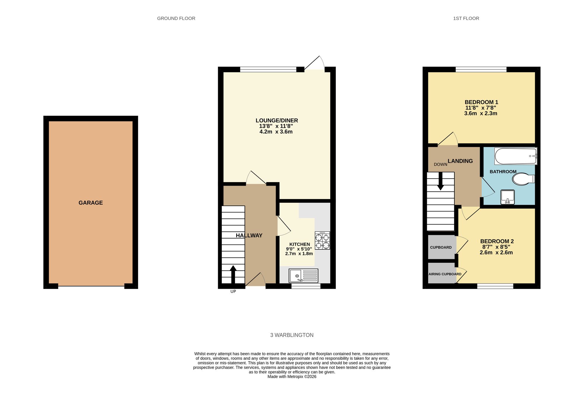 3 Warblington Close, Hampshire floorplan