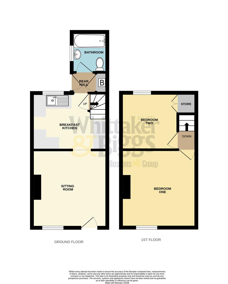 5, Chorley Street, Leek floorplan