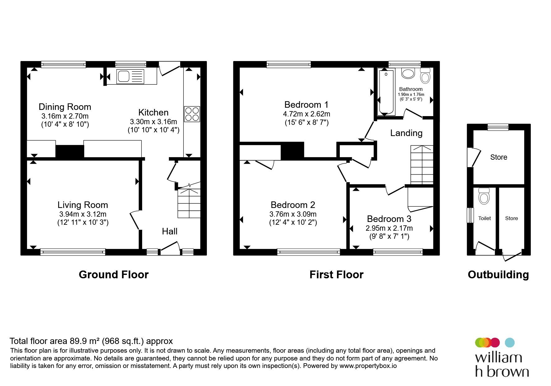 89, Farnborough Road, Nottingham floorplan