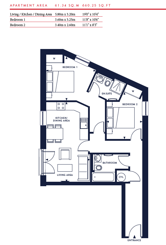 2 Bedrooms Flat to rent in The Foundry, Carver Street, Jewellery Quarter B1