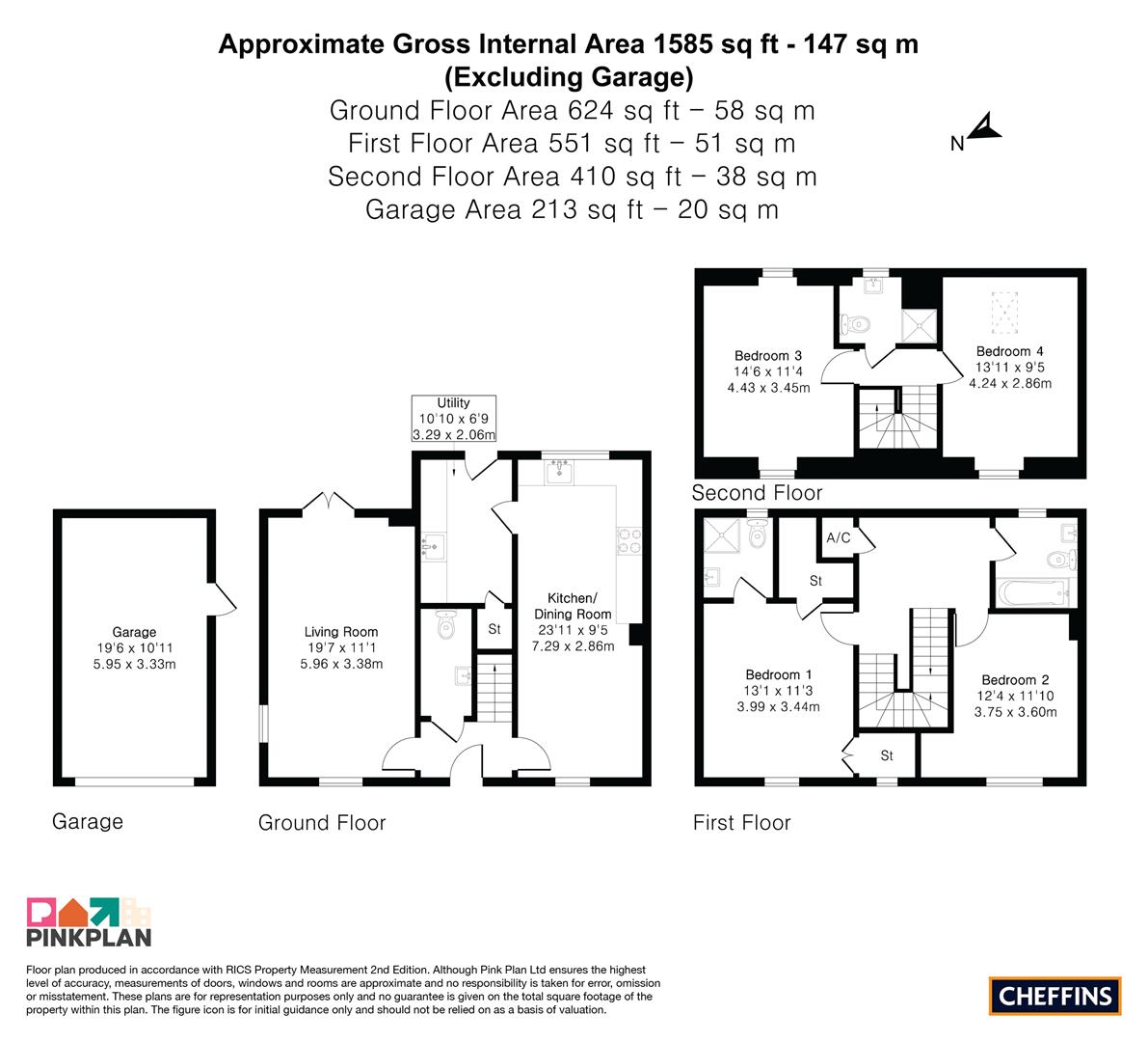 58, Rosehip Chase, Ely floorplan