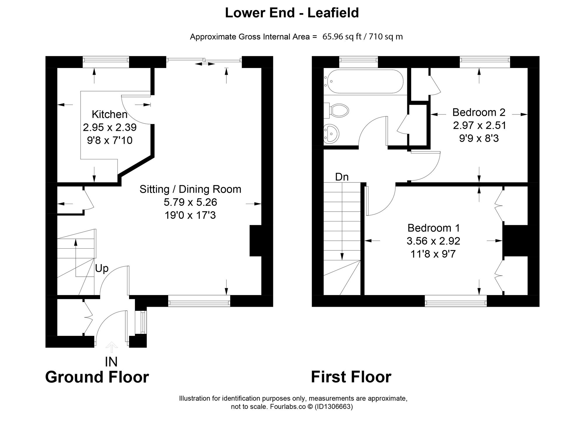 61 Lower End, Witney floorplan