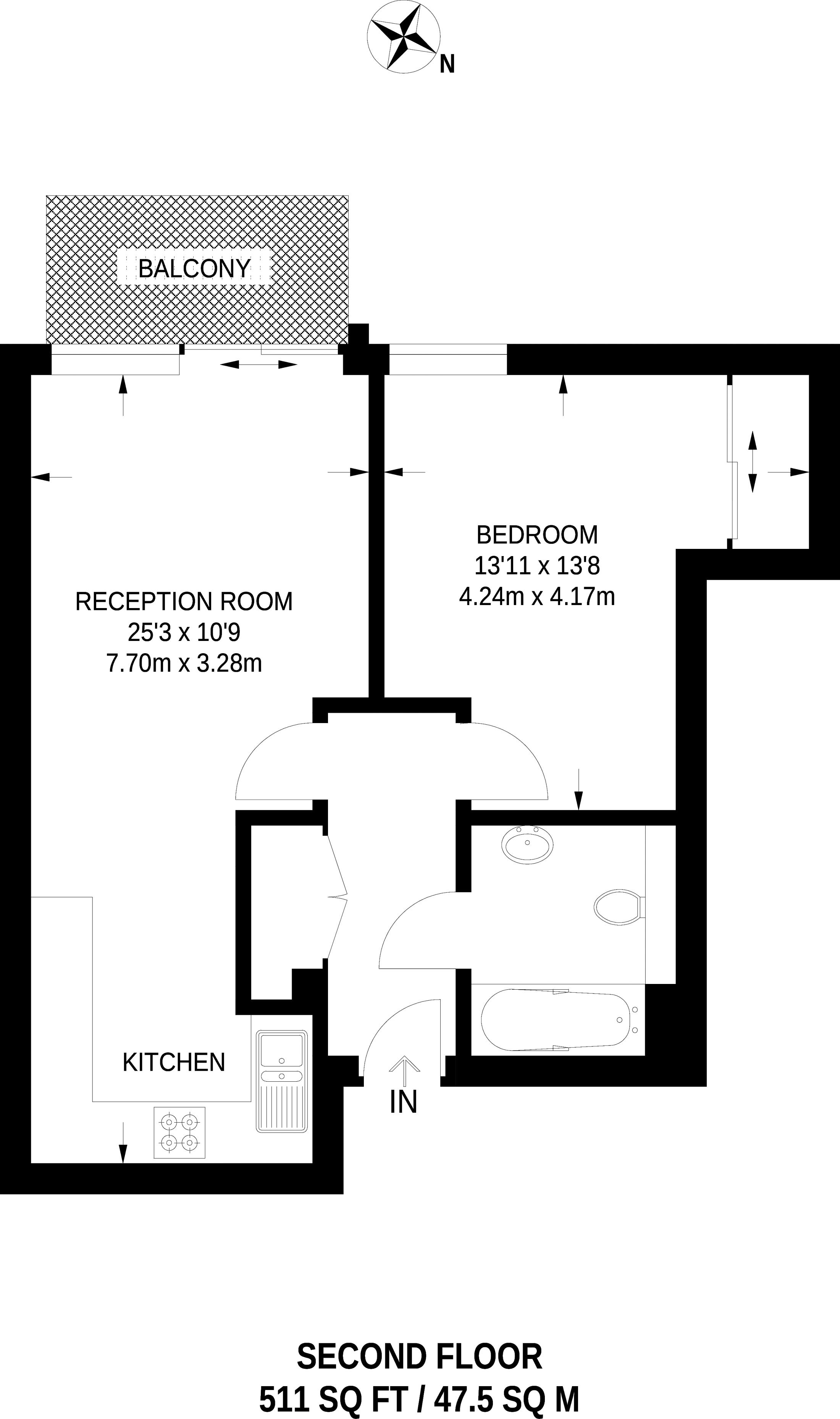 1 Bedrooms Flat to rent in Upper North Street, London E14