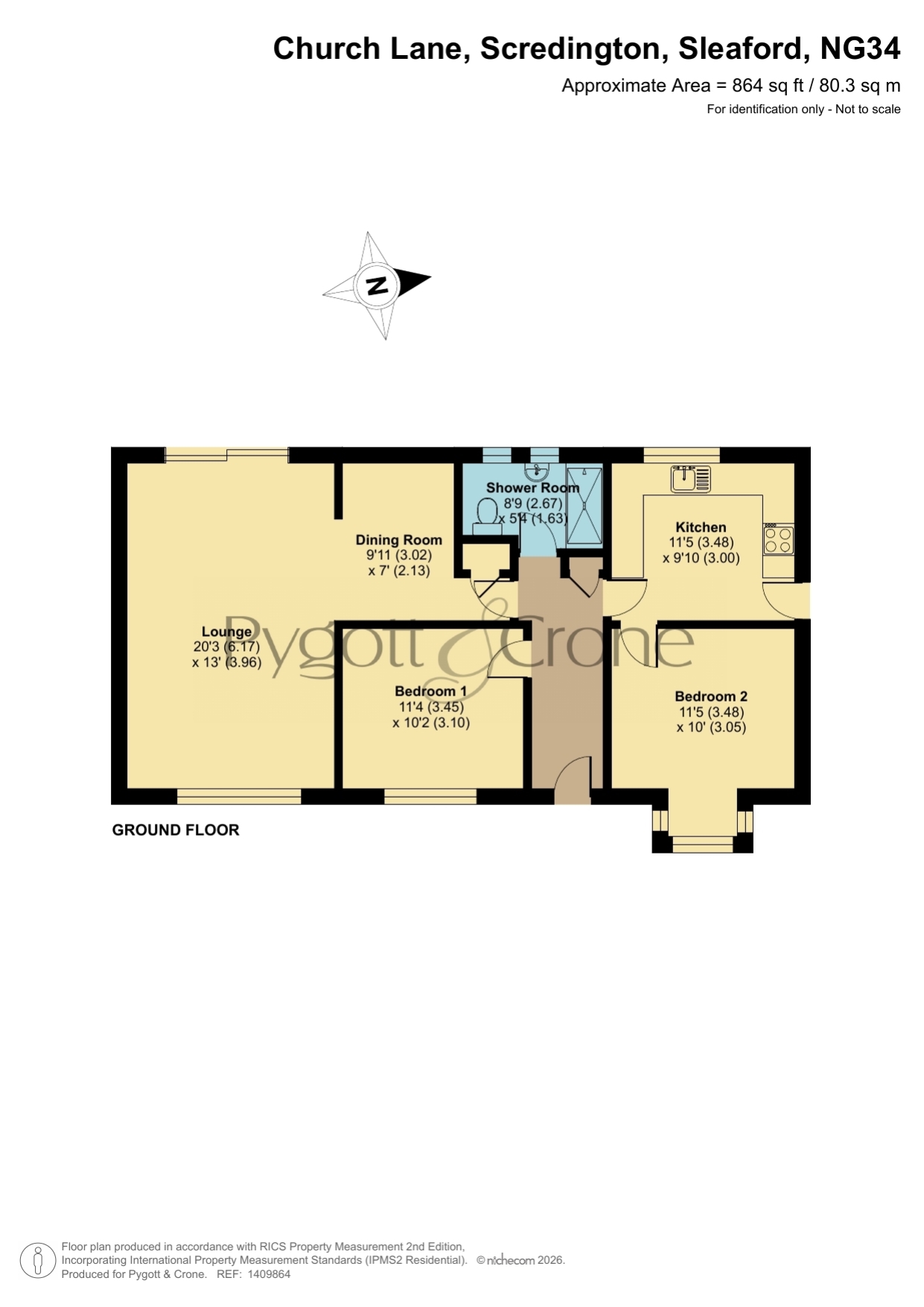22, Church Lane, Sleaford floorplan