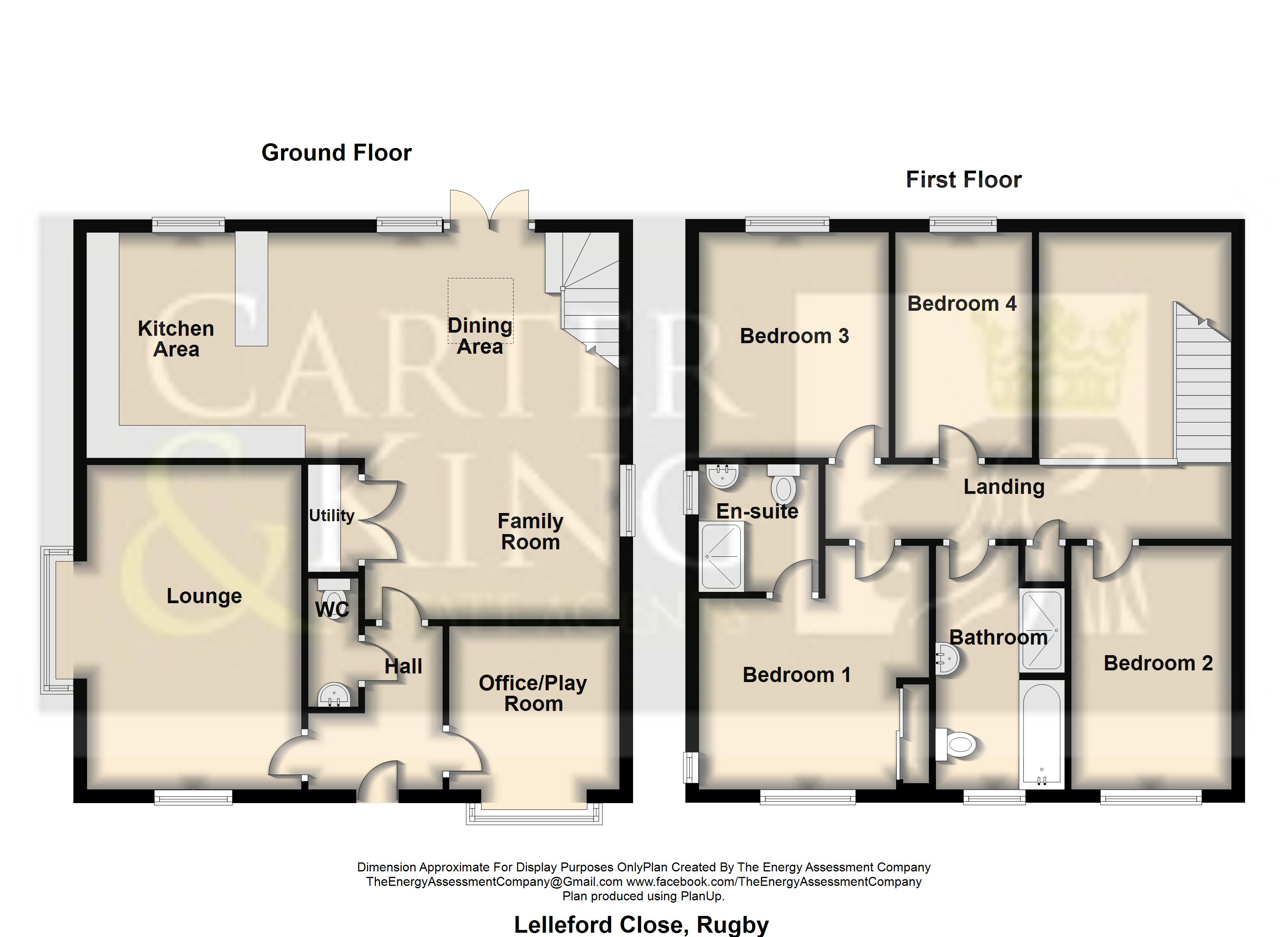 31, Lelleford Close, Rugby floorplan