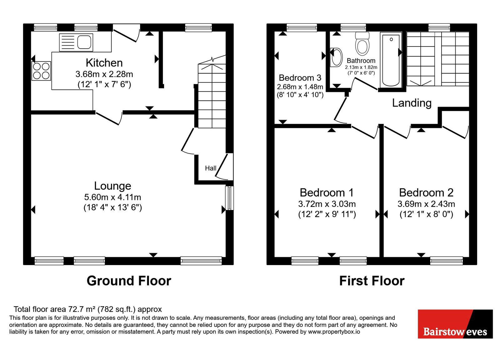 167, Kirkby Road, Nottinghamshire floorplan