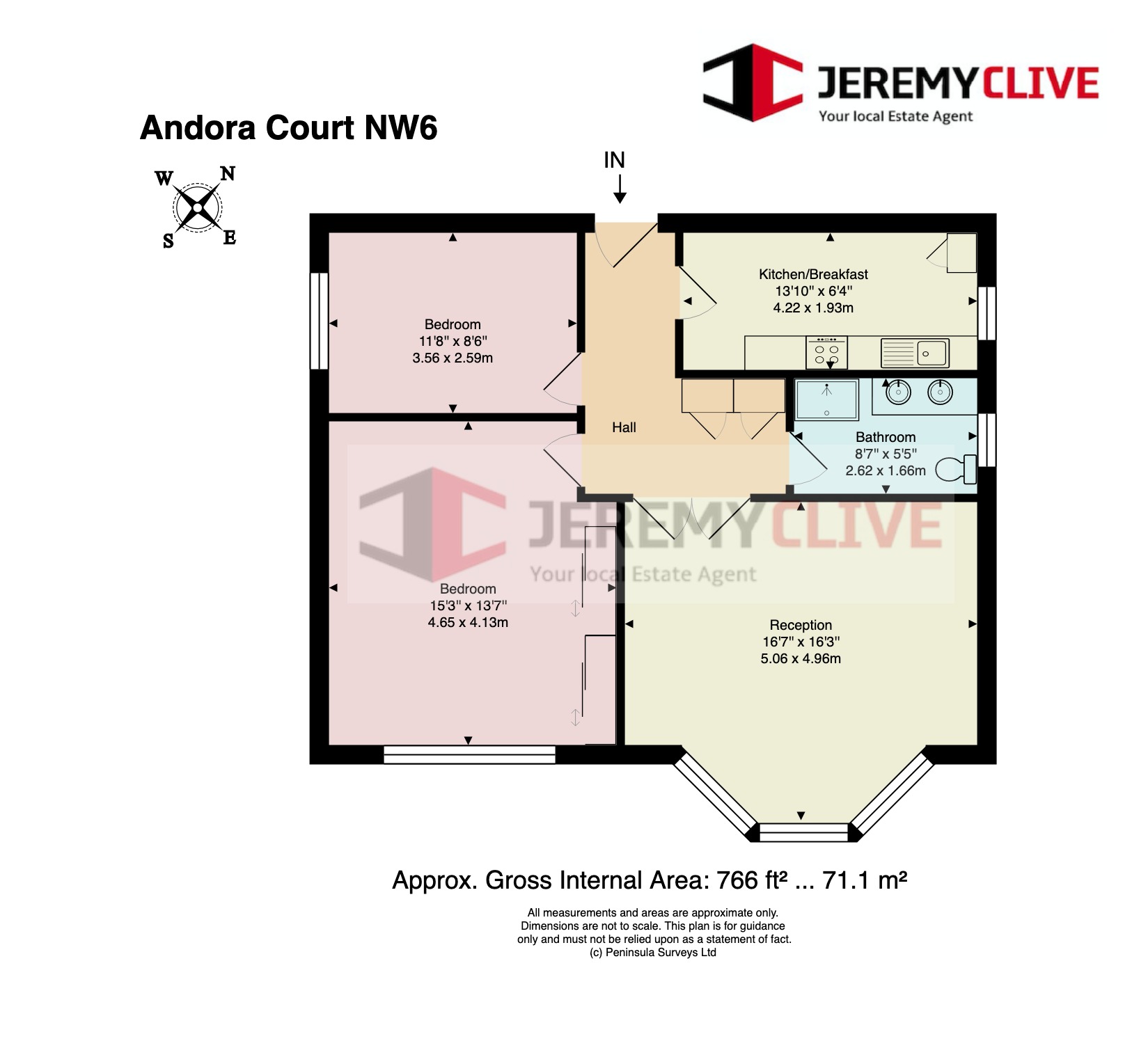 2 Bedrooms Flat to rent in Brondesbury Park, Brondesbury Park NW6