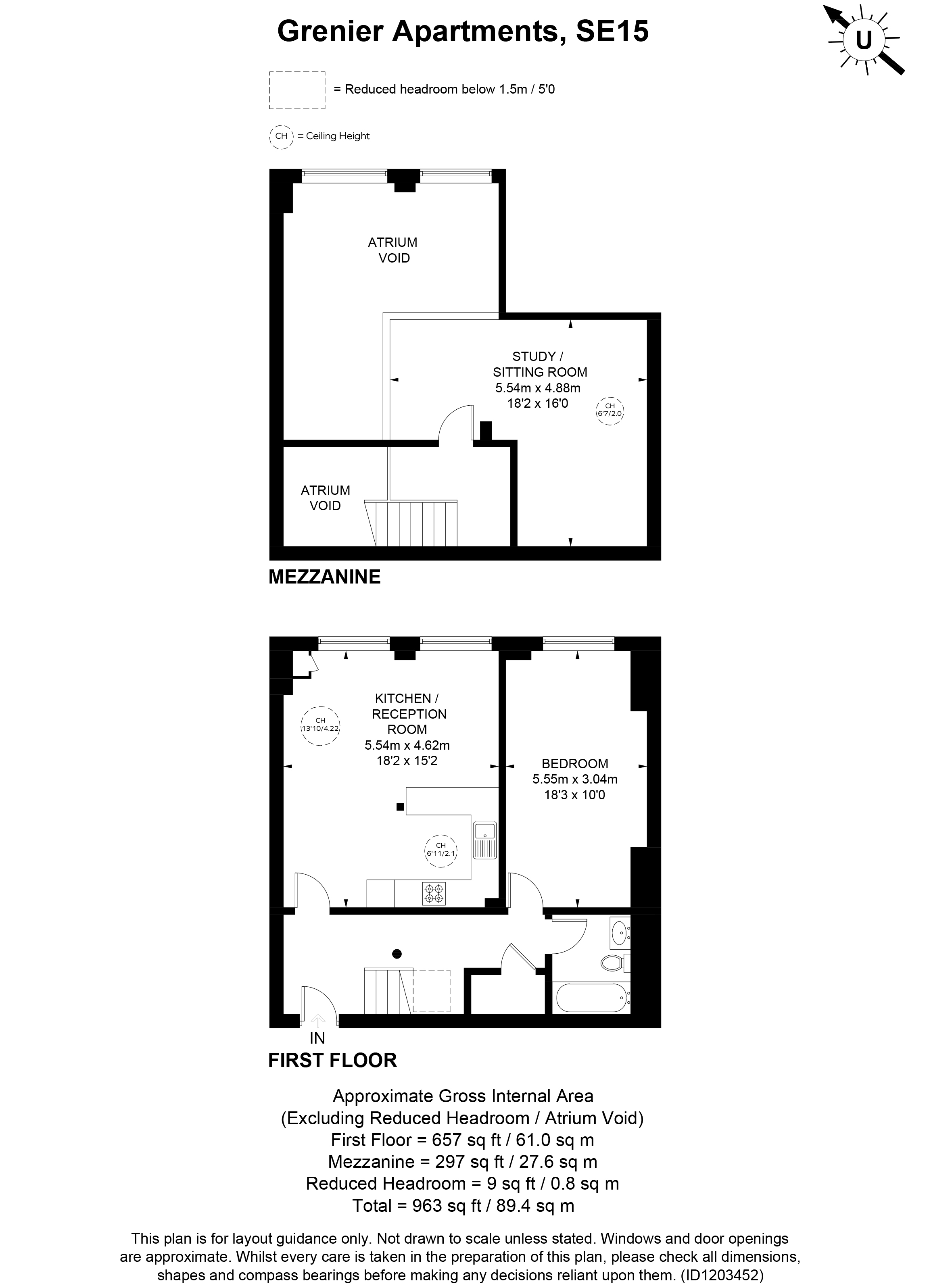 14, Gervase Street, London floorplan
