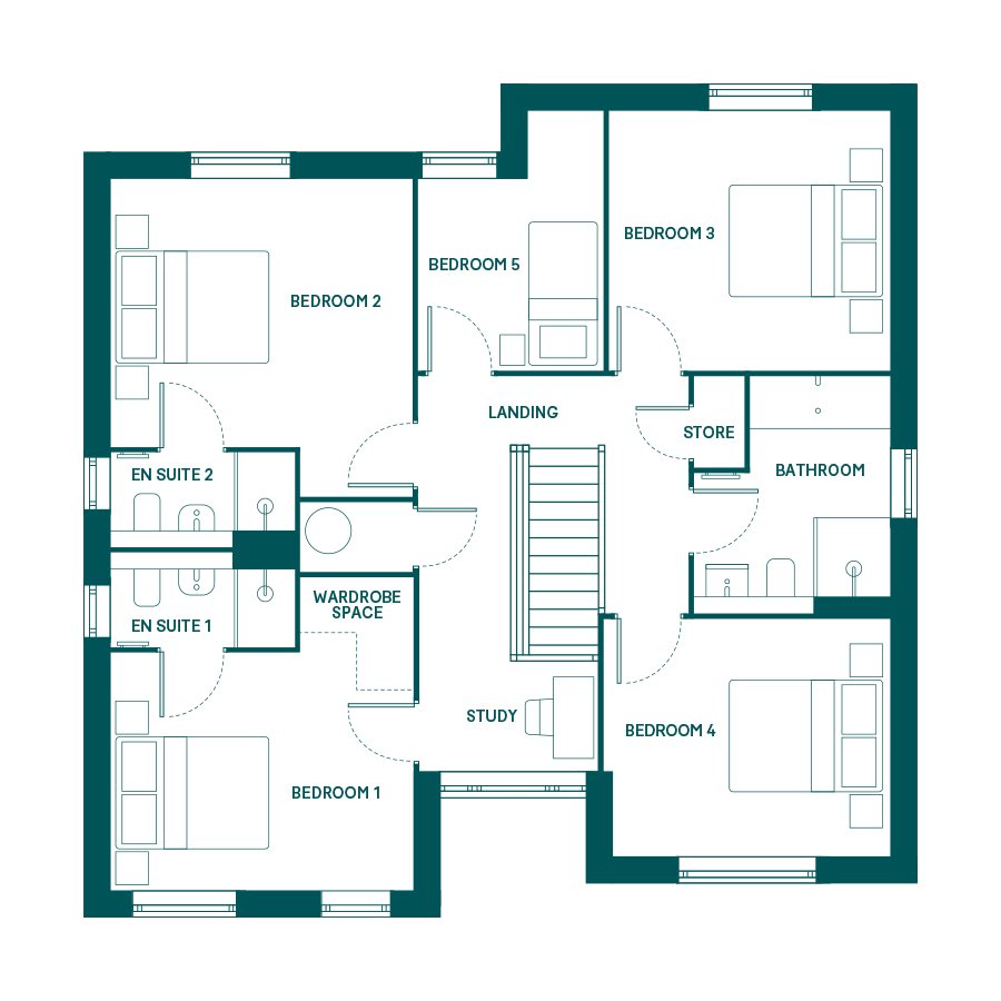 Plot 172, The Sheraton, The Cornfields, Off Green Lane, Yarm floorplan