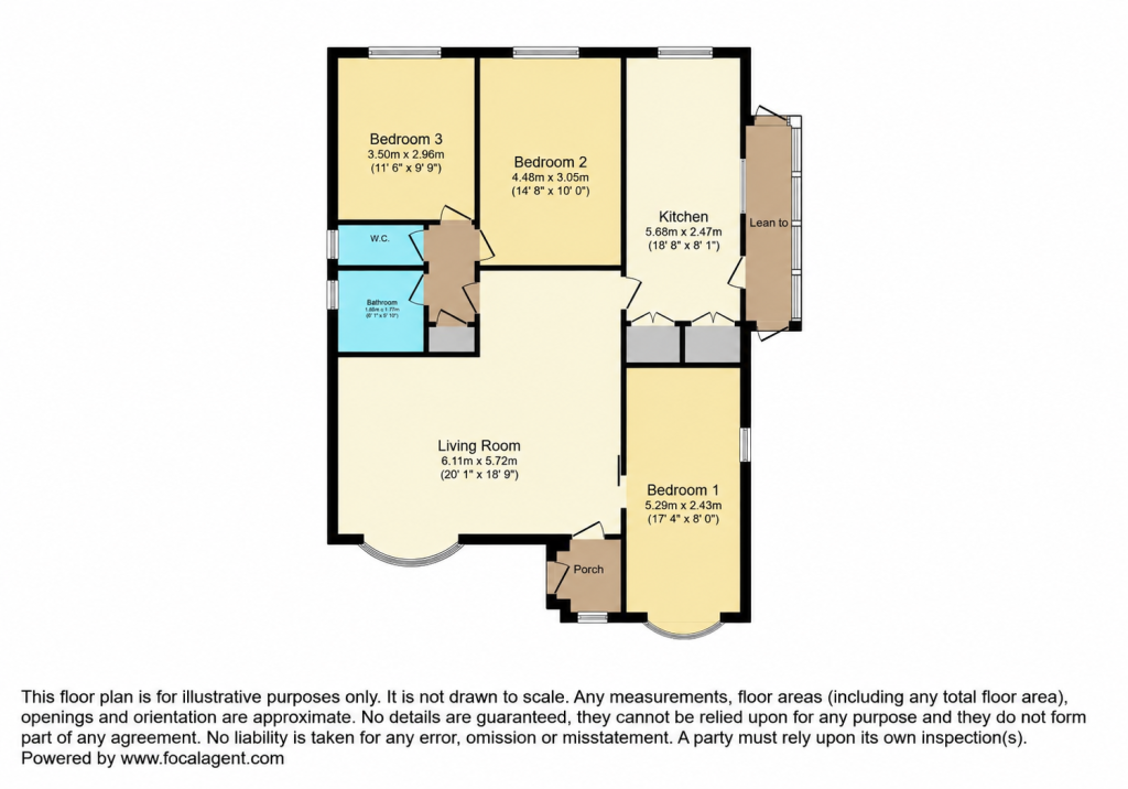 1, Park View, Newton Abbot floorplan