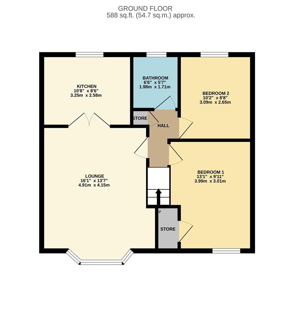 11, Church View, Tarleton floorplan