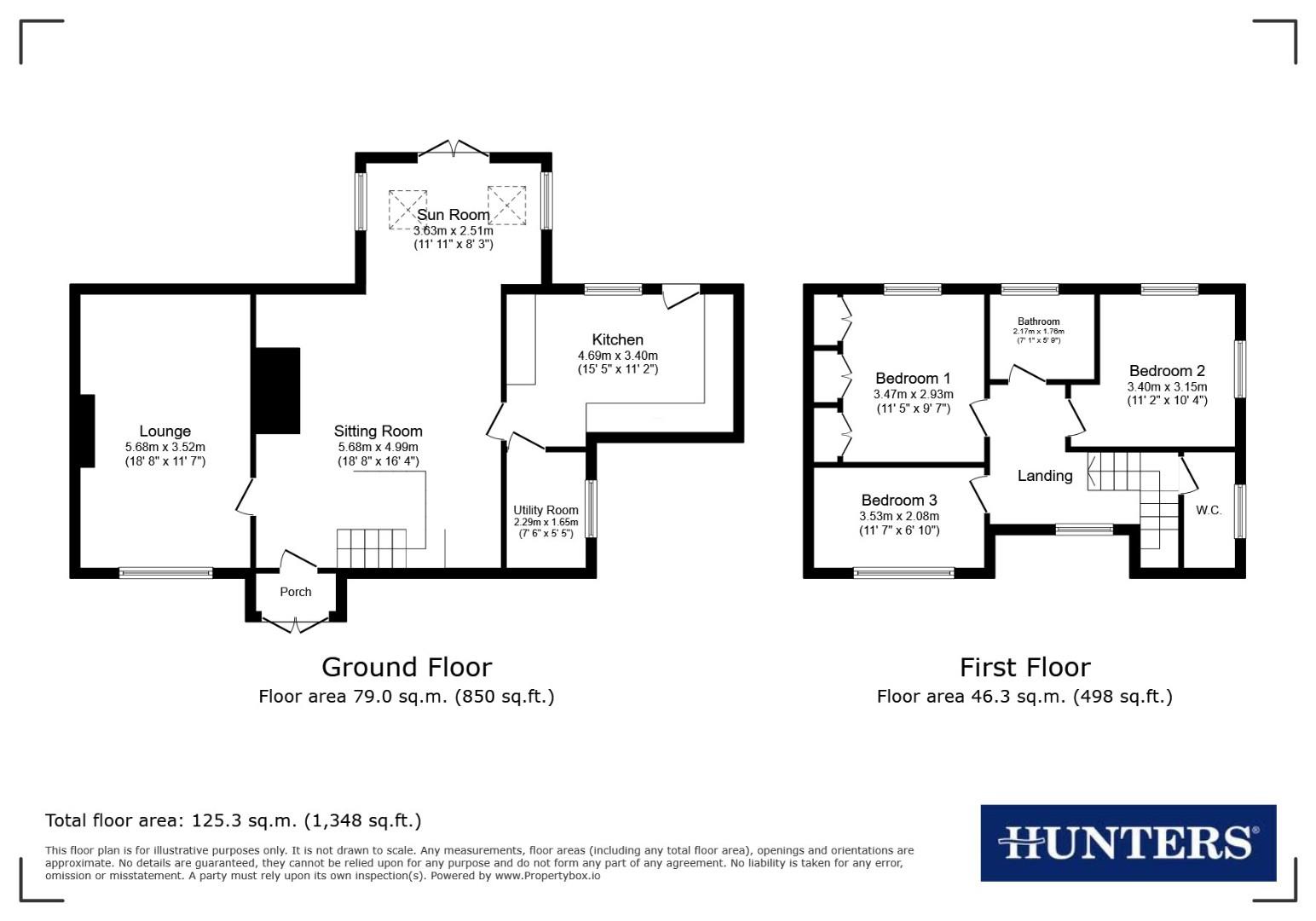 Low Croft, Acacia Park Terrace, Bradford floorplan