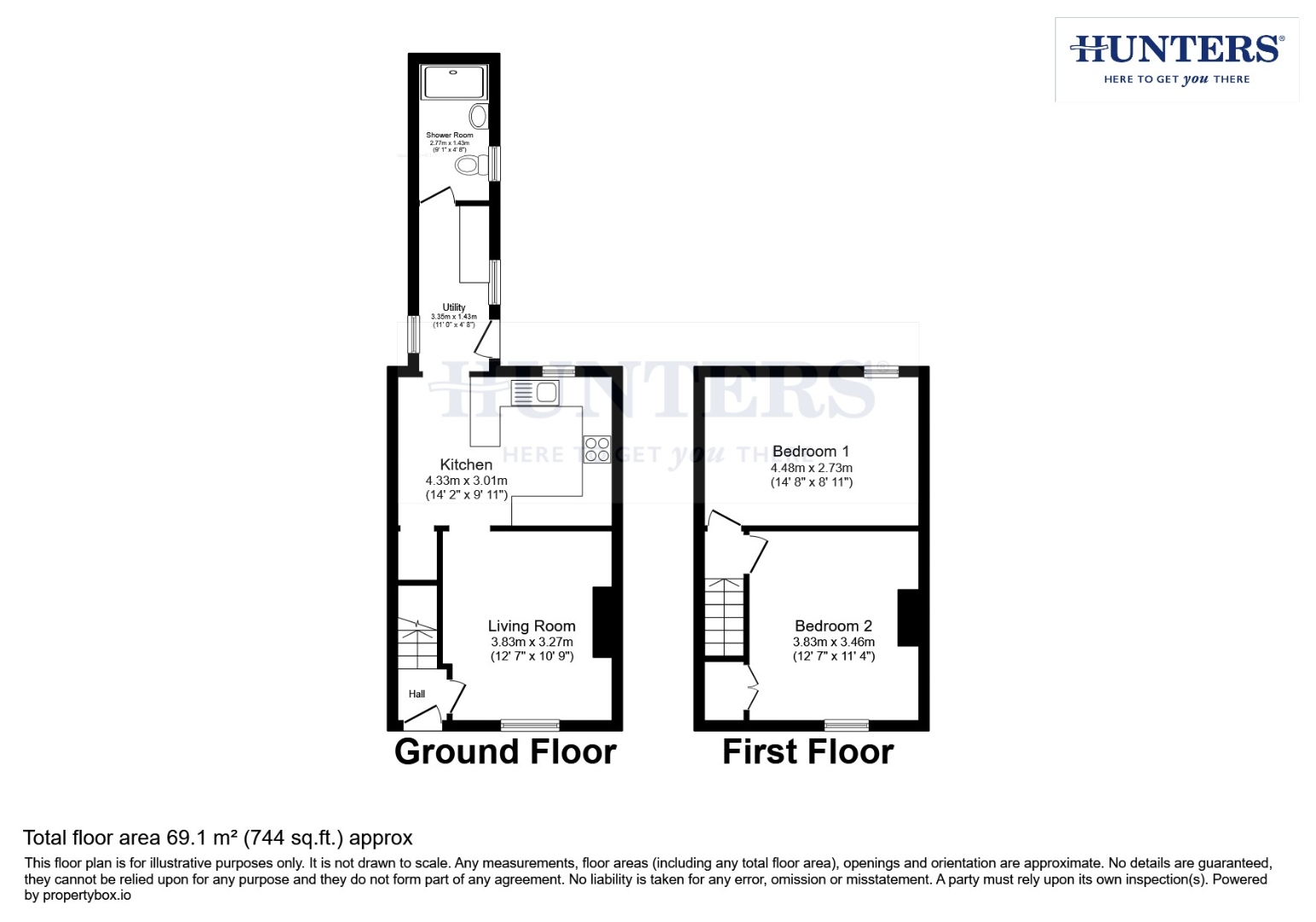 4 Wrays Cottages,, Huntington Road, York floorplan