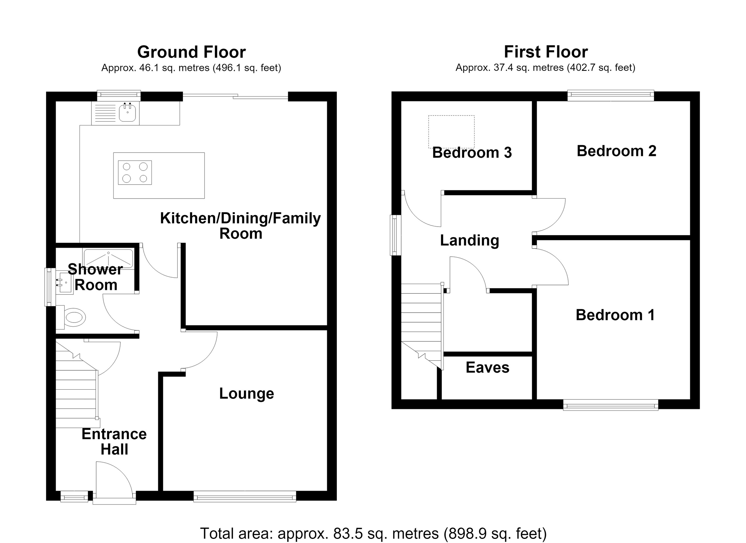 5 Worcester Close, Merthyr Tydfil floorplan
