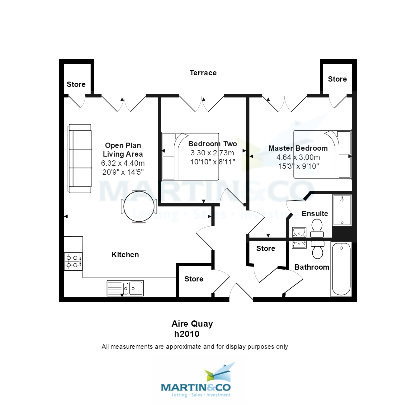 2 Bedrooms Flat for sale in Aire Quay, Hunslet, Leeds LS10