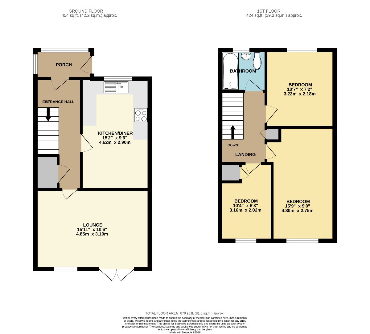 10 Rose Way, London floorplan