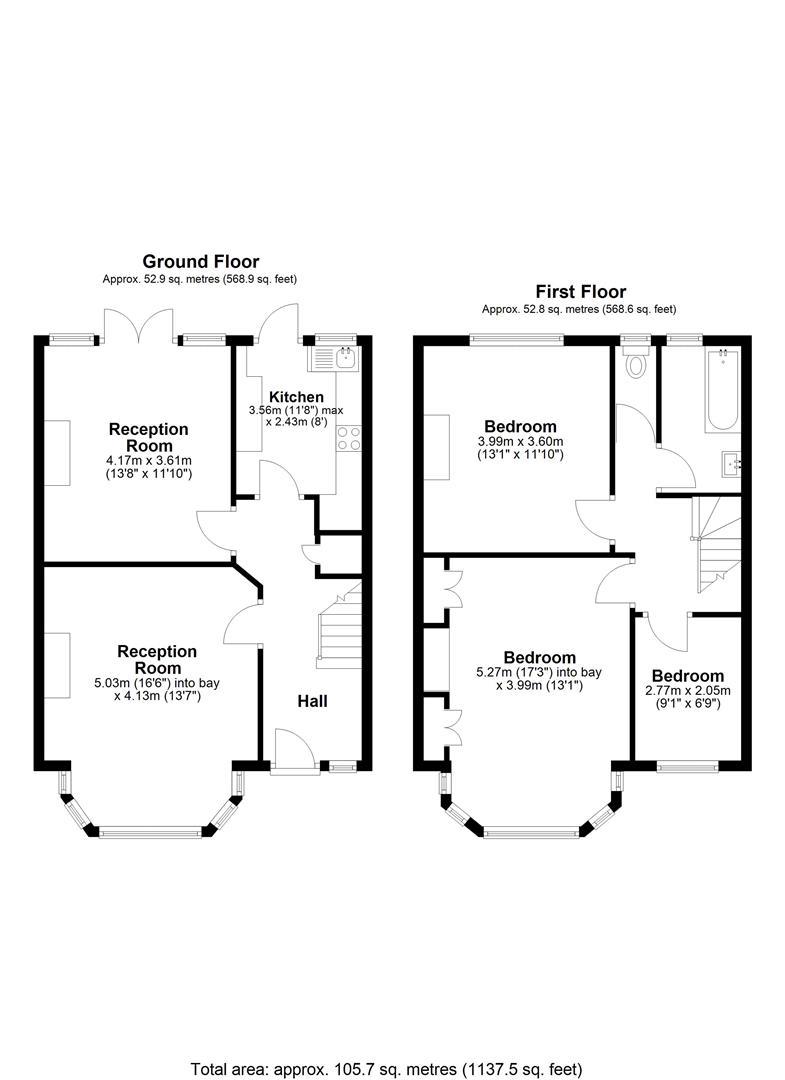 81, Lancaster Road, London floorplan