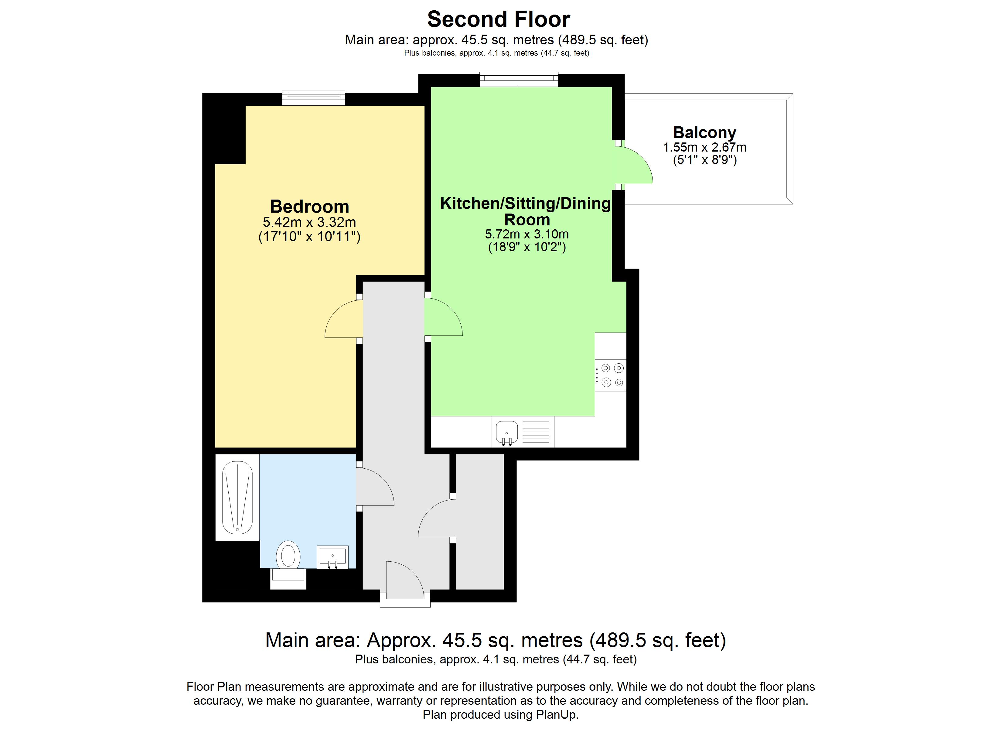 Flat 11, 47, Hamilton Road, Cambridge floorplan