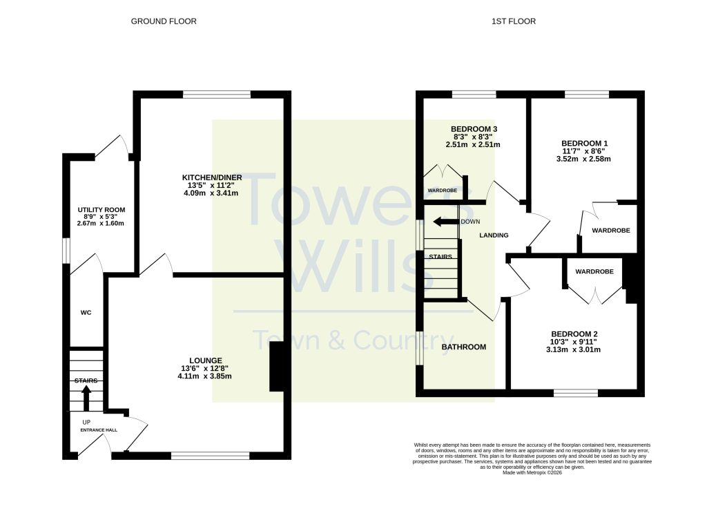 18, Hill View, Yeovil floorplan