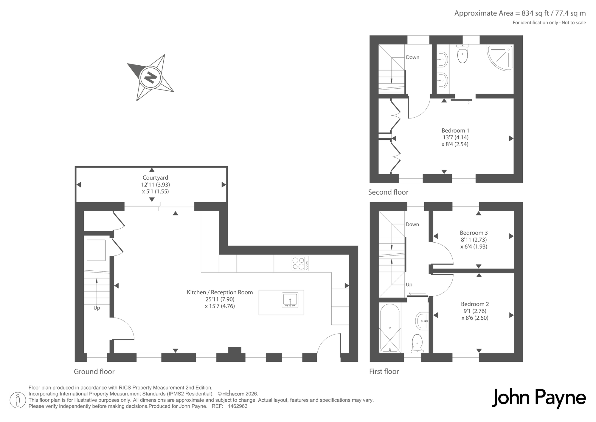 203a, Trafalgar Road, London floorplan