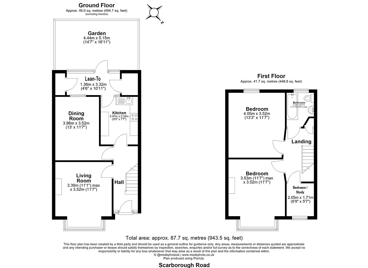 Scarborough Road, Leytonstone floorplan