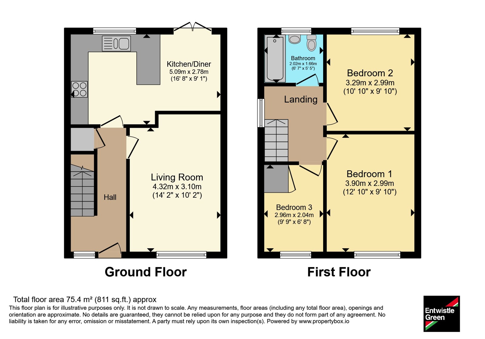 9, Windle Ash, Merseyside floorplan