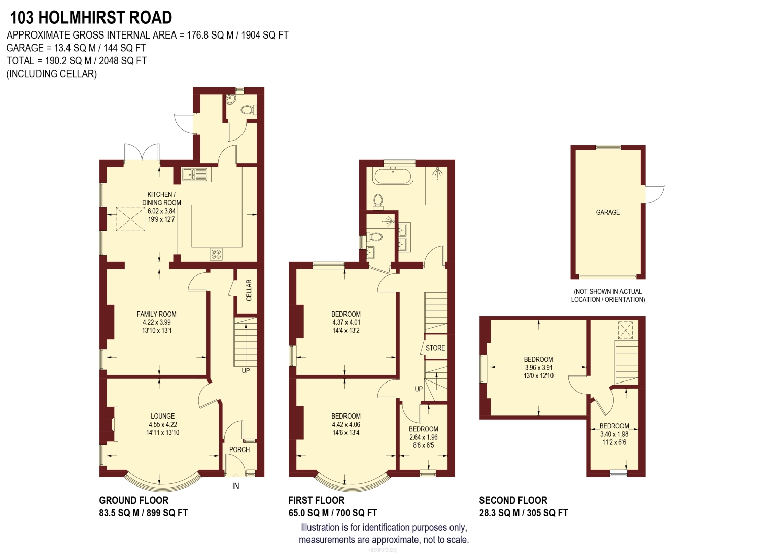 103, Holmhirst Road, Sheffield floorplan