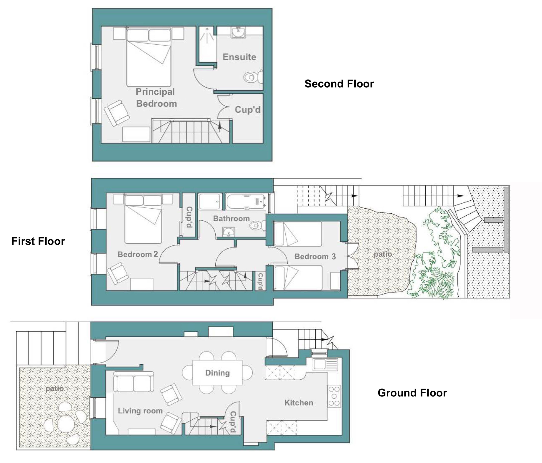 Sandpiper, St. Ives floorplan