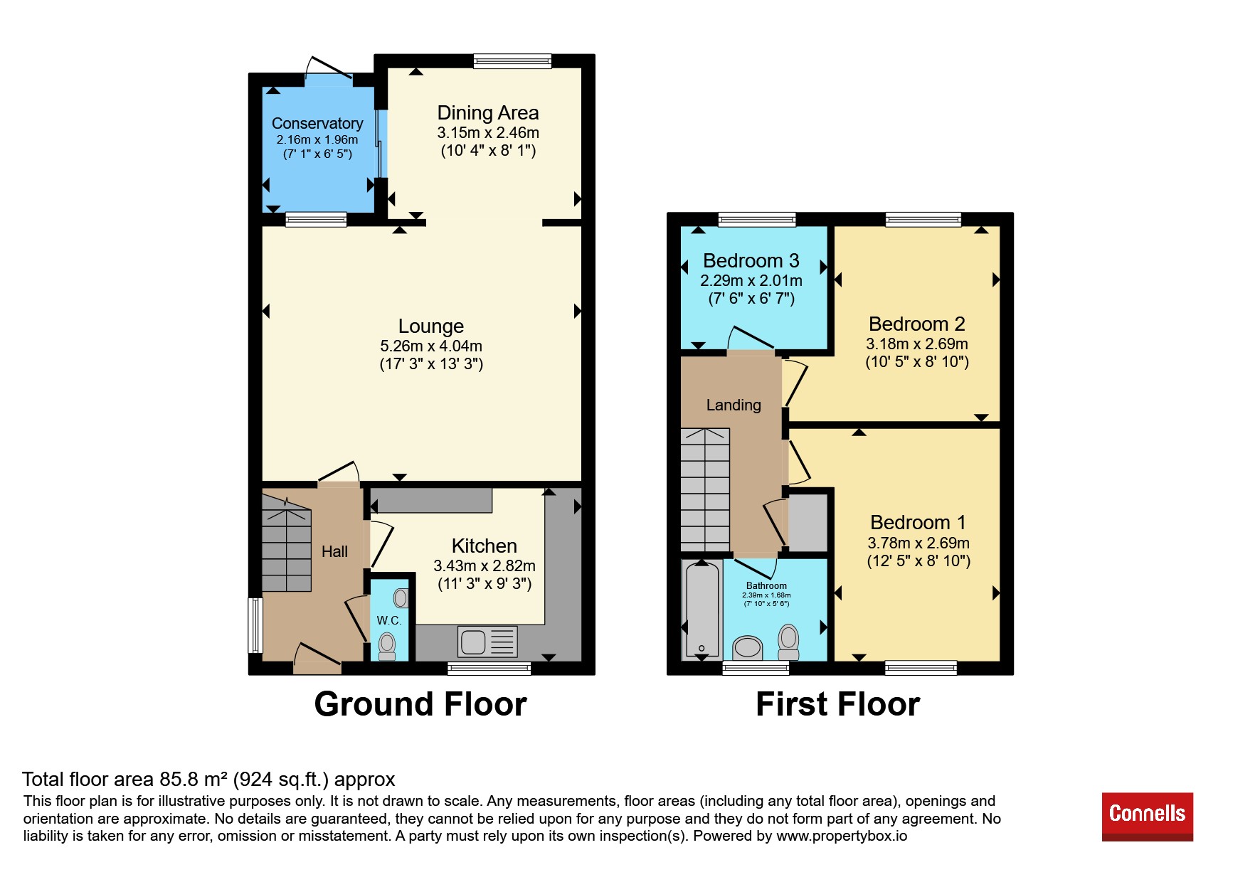 27, Falstone Green, Luton floorplan