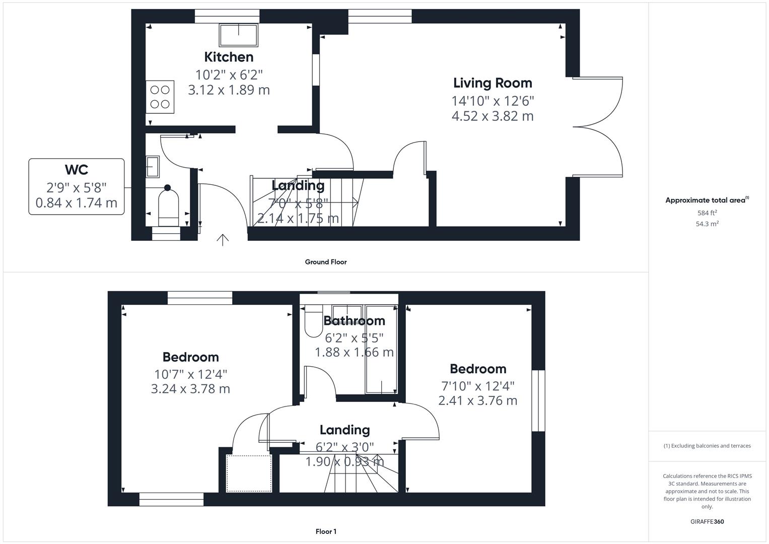 55, Westfield, Aylesbury floorplan