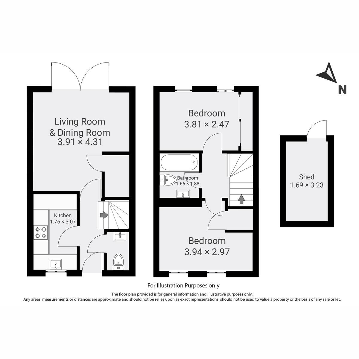 6, Rhodfa Bewick, Caldicot floorplan