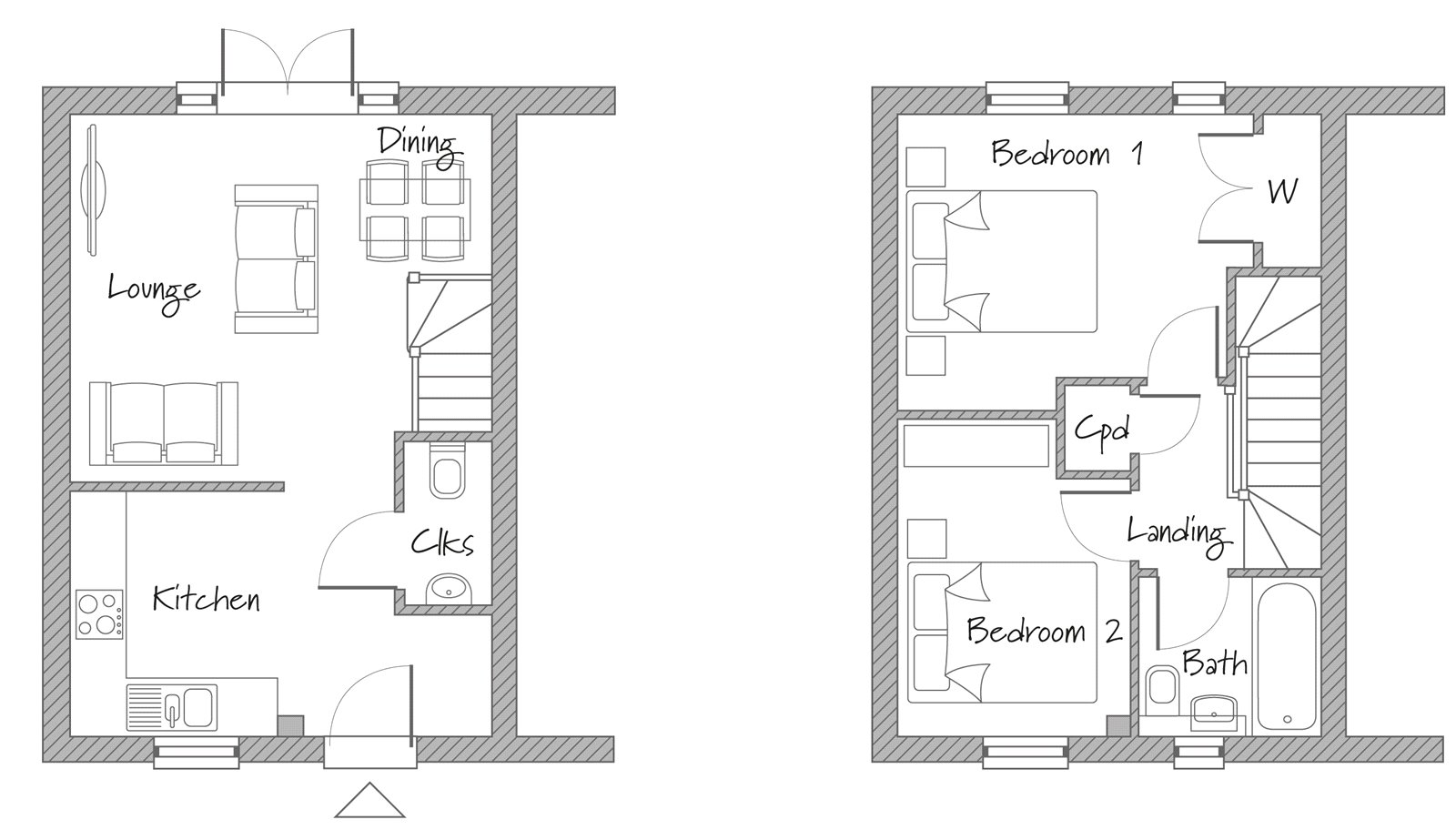 Plot 194 The Nook,, Heron Park, Lincolnshire floorplan