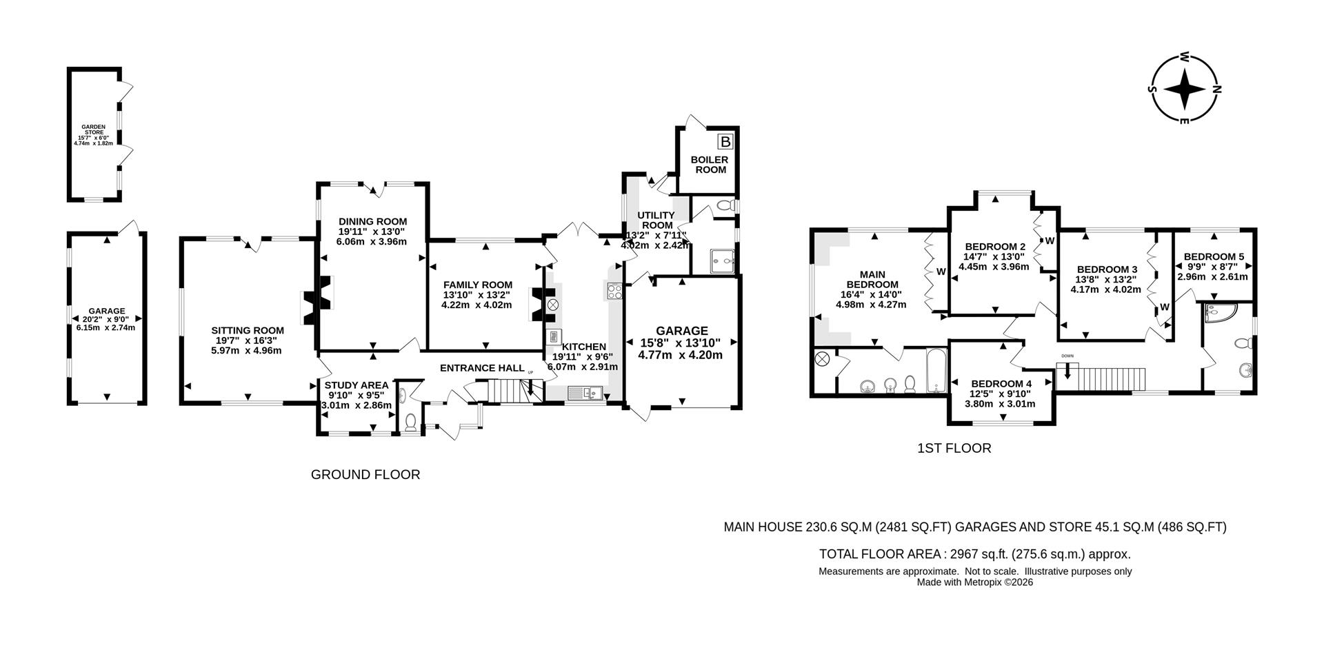 Silverley, Sandy lane, Kingswood floorplan
