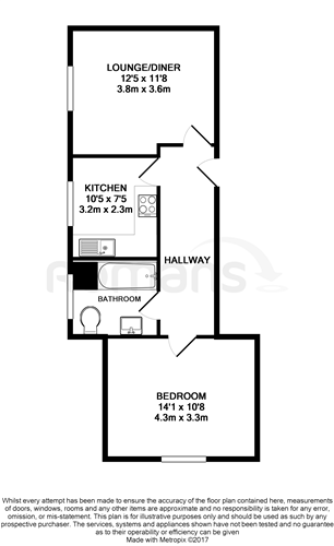 1 Bedrooms Flat to rent in Reading Road South, Church Crookham, Fleet GU52