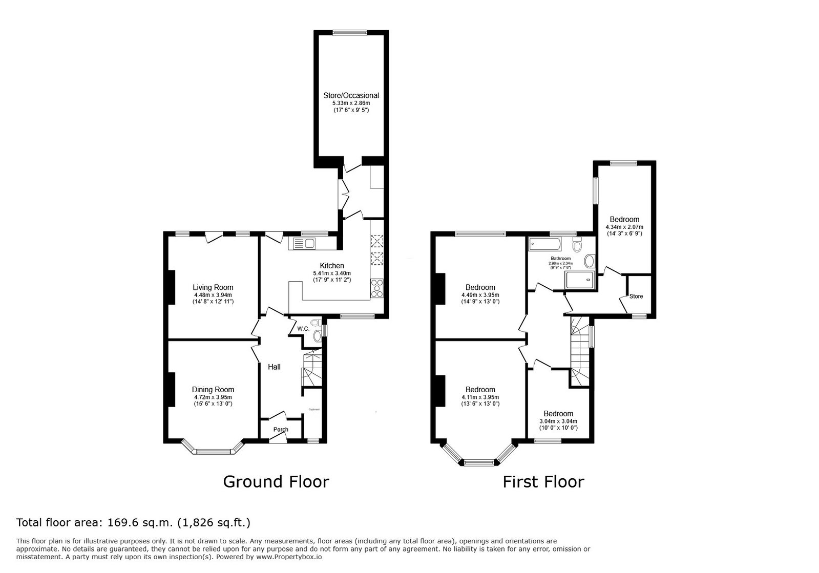 43, Ecclesall Road South, Sheffield floorplan