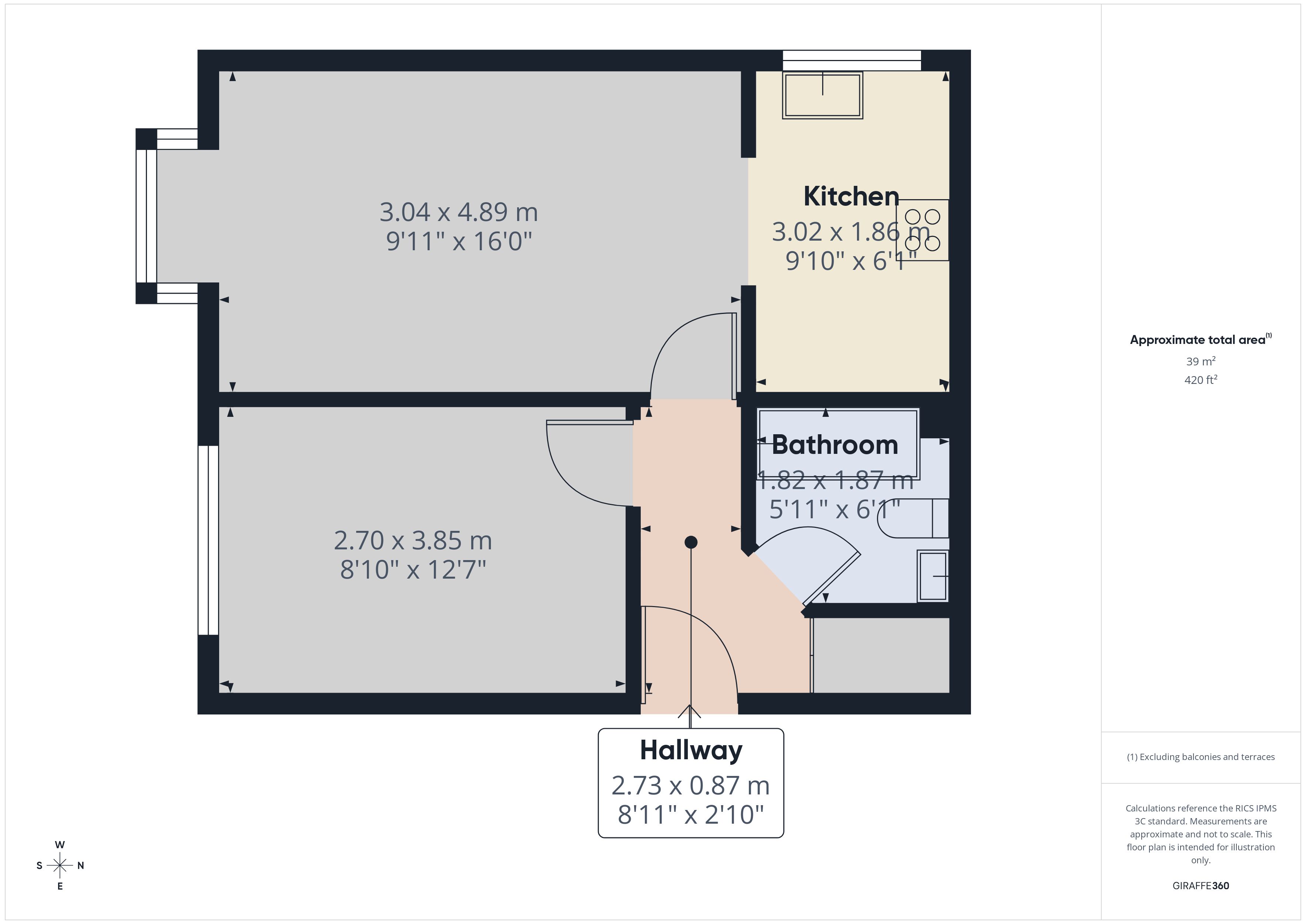 Flat 2, Sherwood Court,, High Street, Slough floorplan