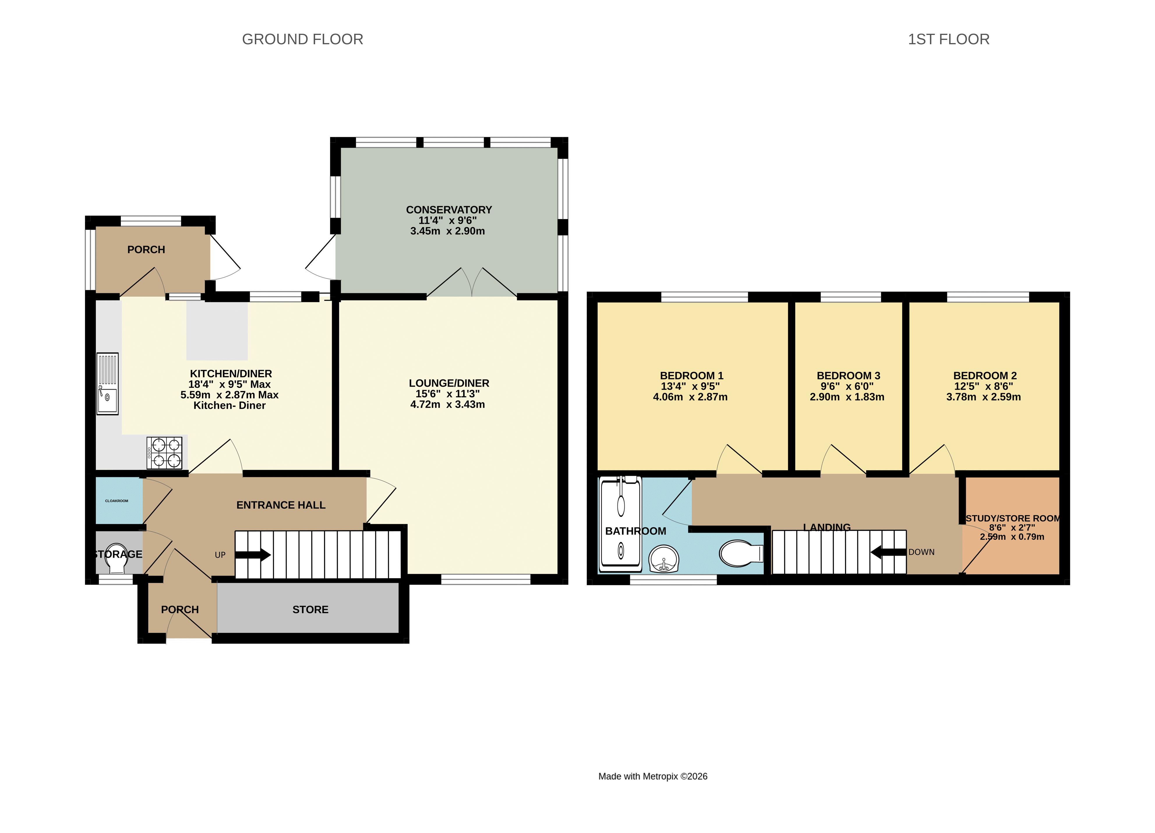 15, Langdale Gardens, Plymouth floorplan