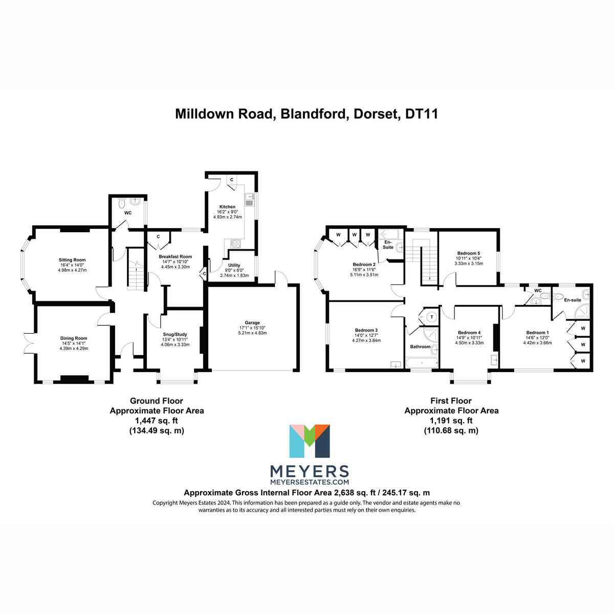 Beech House, Milldown Road, Blandford Forum floorplan