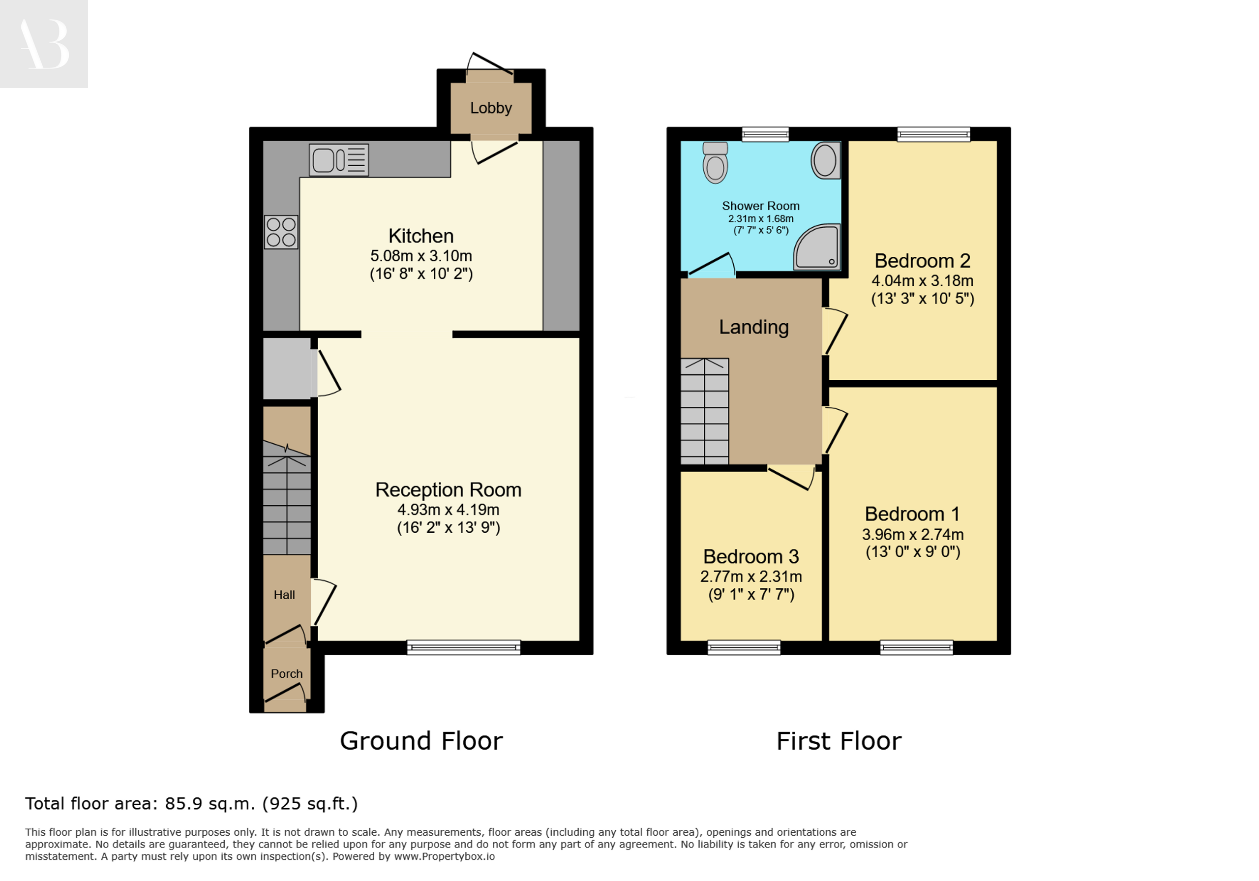 19 Ledbury Green, Leicester floorplan