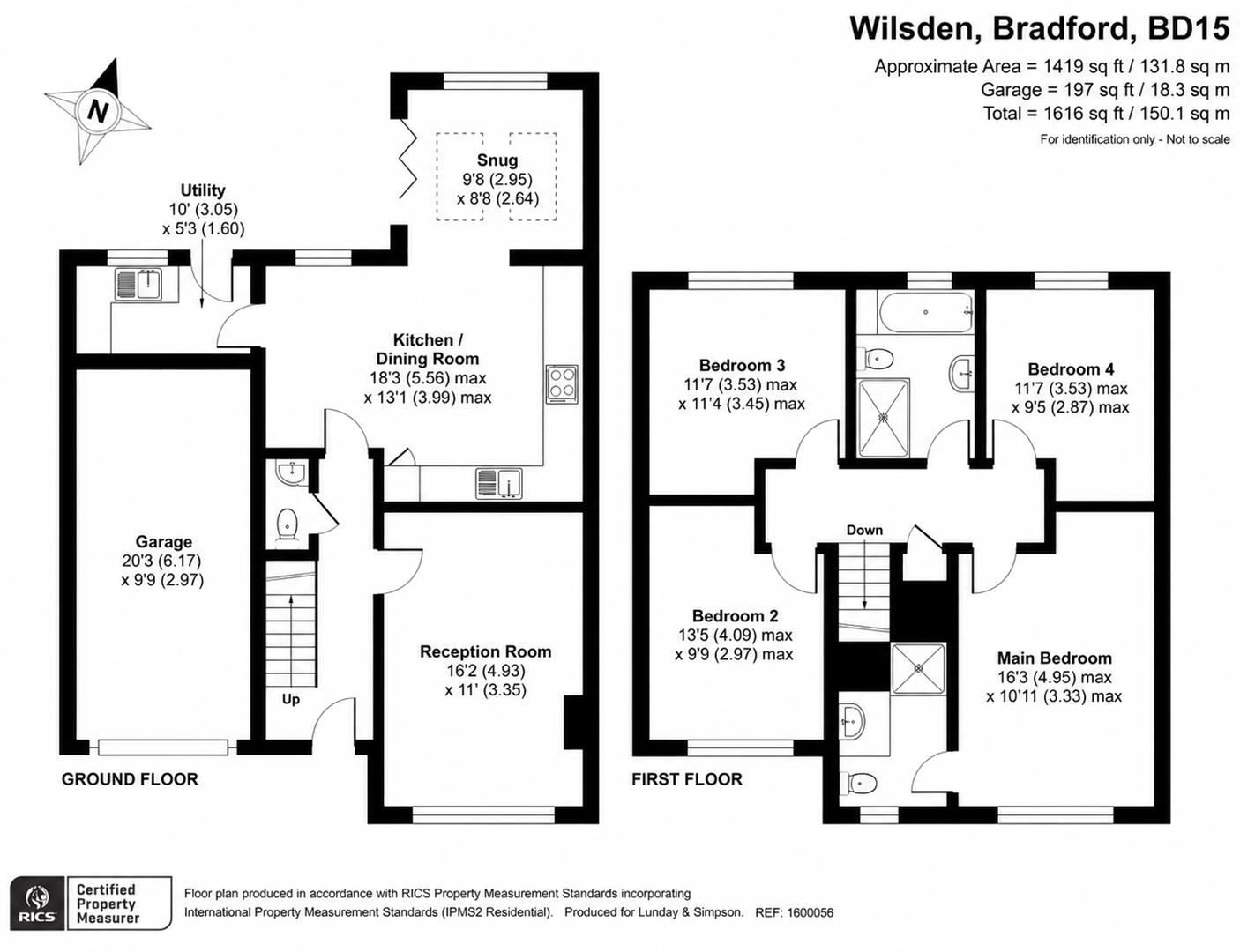 1, Moorside View, Bradford floorplan