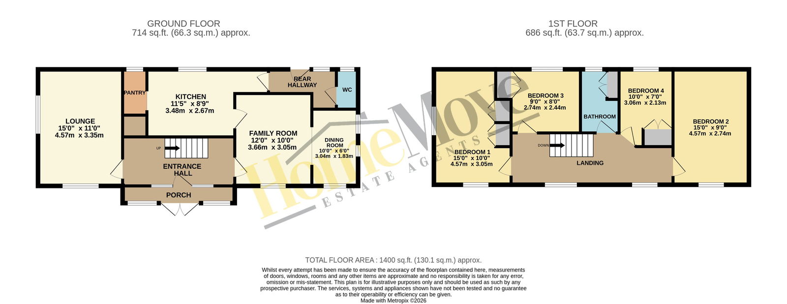 2, Lyndhurst Avenue, Skegness floorplan