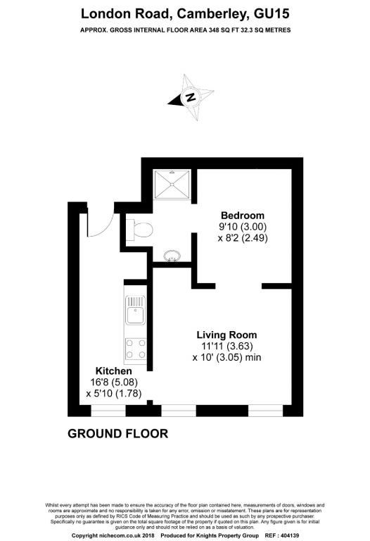 1 Bedrooms Flat for sale in 329-331 London Road, Camberley GU15